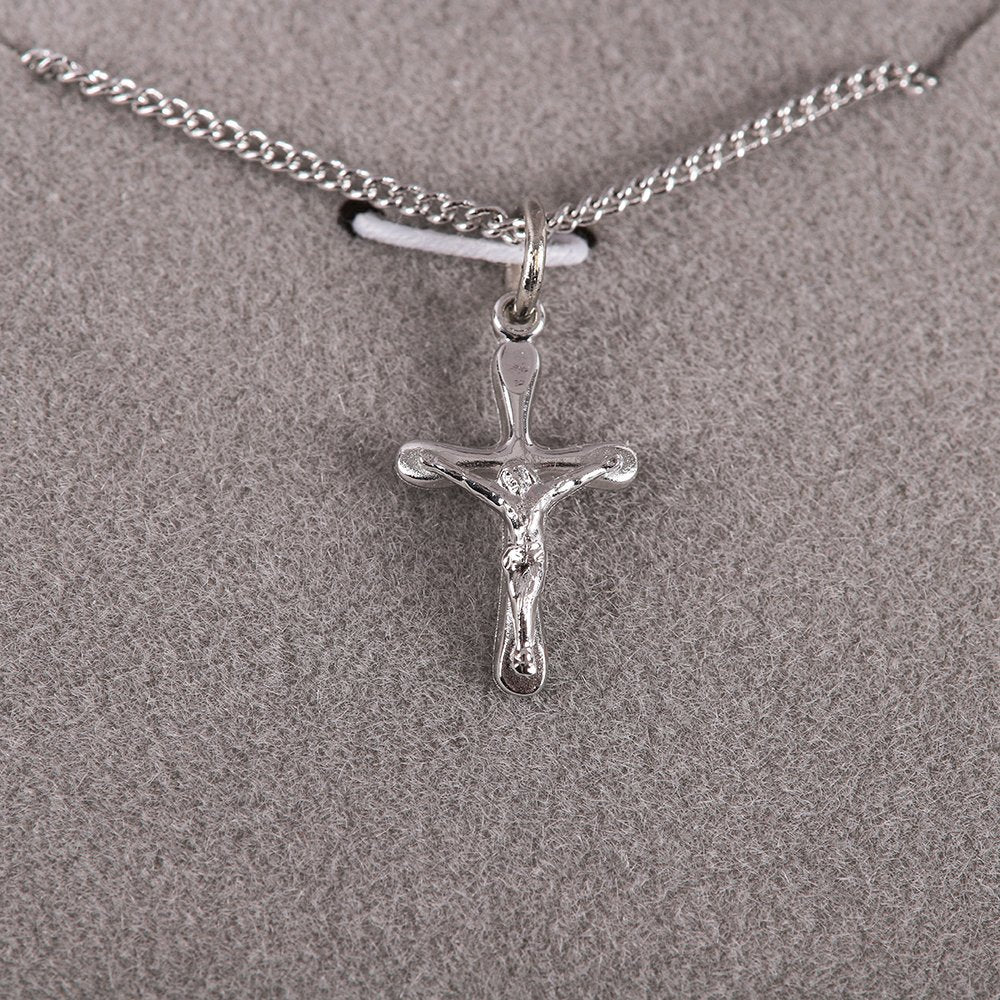 Necklace Crucifix – Small Silver – 16