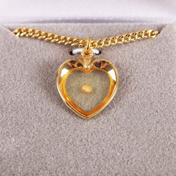Necklace – Mustard Seed Gold Over Sterling Silver – 18″