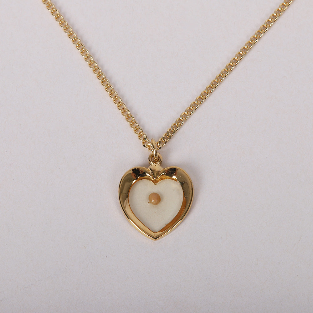 Necklace – Mustard Seed Gold Over Sterling Silver – 18″