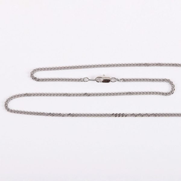 Necklace Cross – Wheat – Sterling Silver – 18″