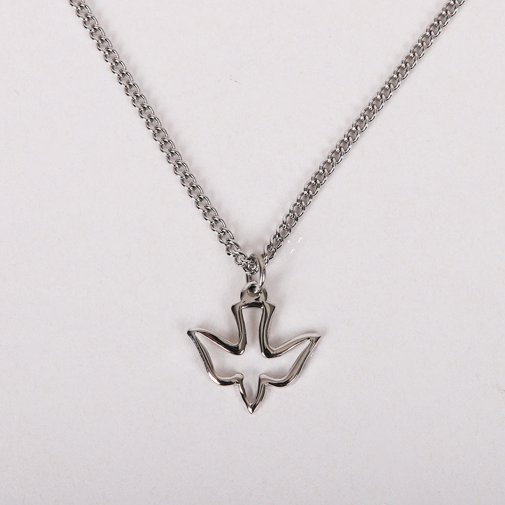 Necklace Dove Cut Out – Sterling Silver – 16-18″