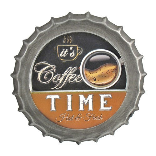 Set of 4 Light Up Bottle Cap Wall Decor