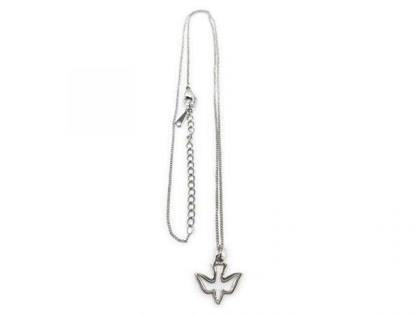 Necklace Dove Cut Out – Sterling Silver – 16-18″