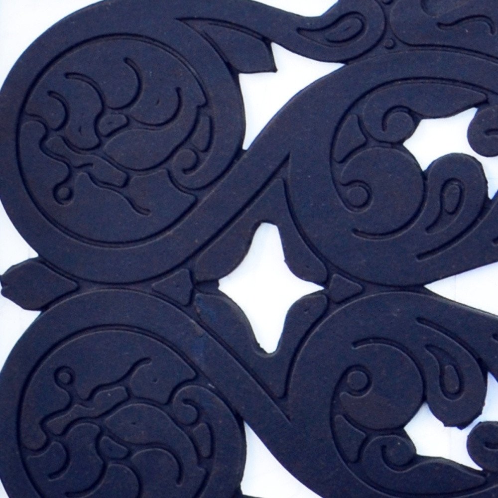 10" X 30" Black Rubber Outdoor Door Mat
