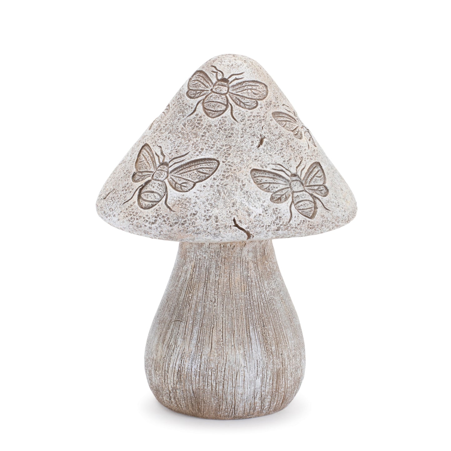 Bumble Bee and Butterfly Print Mushroom (Set of 2)