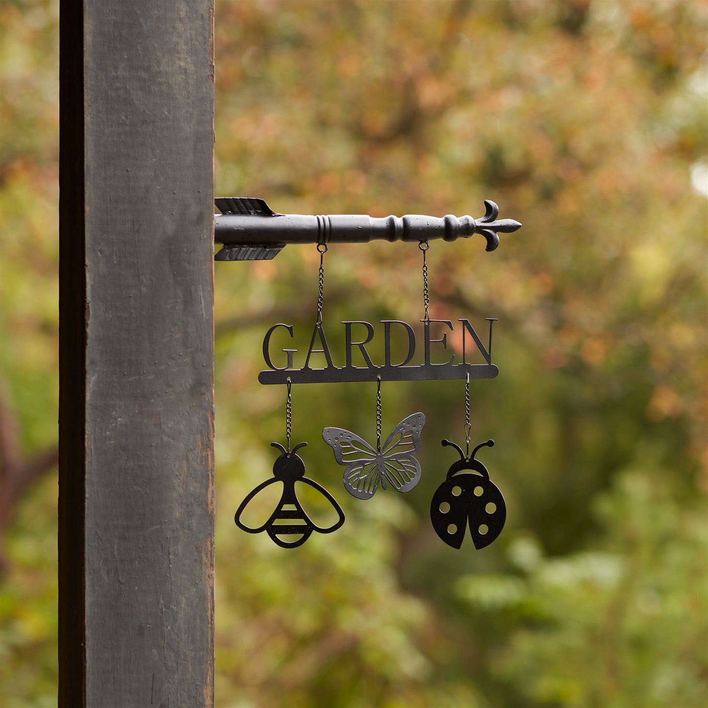 Butterfly Insect Metal Garden Sign 15.5"H